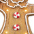 14.5" Lighted Gingerbread Cookie Girl with Presents Christmas Decoration