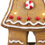 14.5" Lighted Gingerbread Cookie Girl with Presents Christmas Decoration