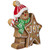 Gingerbread Cookie Boy with Lighted "Joy" Star Christmas Decoration - 13.5" - IMAGE 4