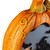 Witch Stirring Flickering Cauldron Scene Inside Pumpkin Halloween Decoration - 13" - LED Orange Light