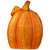13" Witch Stirring Flickering Cauldron Inside Pumpkin Halloween Decoration - LED Orange Light