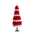 Pre-Lit Peppermint Artificial Pine Christmas Tree - 5’ - Warm White LED Lights - IMAGE 2