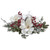 17" Frosted Magnolia and Berry Christmas Artificial Arrangement Candelabrum - IMAGE 1