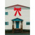 LED Lighted Bow Christmas Outdoor Wall Decoration - 82.75" - Red - IMAGE 1