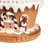 6" Lighted Chocolate Sprinkle Cupcake Gingerbread House Christmas Decoration