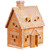 Lighted and Snowy Chimney Open Door Gingerbread House Christmas Decoration - 9.5" - IMAGE 6