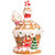 Lighted Peppermint Ice Cream Gingerbread Cupcake House Christmas Decoration - 7.5" - IMAGE 2