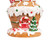 Lighted Peppermint Ice Cream Gingerbread Cupcake House Christmas Decoration - 7.5"