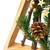 20.5" Reindeer and Pinecones Artificial Wooden Tree Christmas Decoration