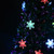 Pre-Lit Fiber Optic Snowflake Artificial Christmas Tree - 5' - Multi LED Lights - IMAGE 5