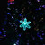 Pre-Lit Fiber Optic Snowflake Artificial Christmas Tree - 7' - Multi LED Lights