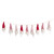 Plush Mini Gnomes with Knitted Hats Christmas Garland - 4.25' - IMAGE 2