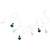 Mini Plush Trees with Jingle Bells Christmas Garland - 5.75' - IMAGE 6