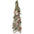 Flocked Snowflakes and Pinecones Twisted Twig Artificial Christmas Tree - 24.25" - IMAGE 2