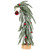 Flocked Curved Artificial Christmas Tree with Red Ornaments - 15" - IMAGE 3