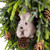 Frosted Tree with Squirrel and Pinecones Christmas Decoration - 12"