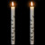 LED Flickering Flameless Wax Tapered Flying Bats Halloween Candles - 9.75" - Set of 2 - IMAGE 3