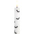 LED Flickering Flameless Wax Tapered Flying Bats Halloween Candles - 9.75" - Set of 2