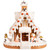 Lighted Ice Cream and Peppermint Gingerbread House Christmas Decoration - 6" - IMAGE 2