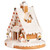 Lighted Ice Cream and Peppermint Gingerbread House Christmas Decoration - 6" - IMAGE 5