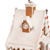 6' Lighted Ice Cream and Peppermint Gingerbread House Christmas Decoration