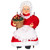 Animated Musical Mrs. Claus in Rocking Chair Christmas Decoration - 14" - IMAGE 3