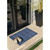 Ticking Striped Rectangular Outdoor Accent  Rug - 24" x 36" - Blue - IMAGE 1