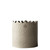 Small Rustic Flowery Ceramic Pot Planter - 6.25" - Beige - IMAGE 2