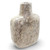 Large Handcrafted Rustic Style Travertine Vase - 12.5" - Gray - IMAGE 1
