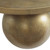 Triplet Sphere Base Round Coffee Accent Table - 38" - Antique Brass Finish - IMAGE 5
