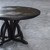 56" Maiva Round Black Mango Wood Dining Table with Arched Base Design - IMAGE 5