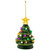 LED Lighted Mini Retro Christmas Tree with Gold Star Ornament - 5.25" - Green - IMAGE 2