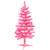 Artificial Tinsel Christmas Tree - 3' - Pink - Unlit - IMAGE 2