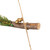 Star and Pinecone Hanging Tree Wooden Christmas Wall Decoration - 30"