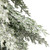 Slim Flocked Downswept Norfolk Pine Artificial Christmas Tree - 5.5’ - Unlit