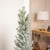 Slim Flocked Norfolk Pine Artificial Christmas Tree - 4.5’ - Unlit - IMAGE 3