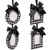 Buffalo Plaid Photo Frame Christmas Ornaments with Bows - 3.5" - Set of 4 - IMAGE 5