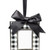 3.5" Buffalo Plaid Photo Frame Christmas Ornaments with Bows - Set of 4