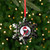 Snowflake Photo Frame Christmas Ornament - 3.5" - Silver - IMAGE 3