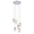 6-Light Crystal Hanging Pendant Ceiling Light Fixture - 17.5" Polished Chrome - IMAGE 2