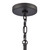1-Light Hanging Pendant Ceiling Light Fixture with Dome Shade - 14" Matte Black - IMAGE 4