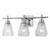 3-Light Vanity Light with Clear Glass Shade - 20" - Polished Nickel - IMAGE 1