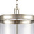 4-Light Cylindrical Hanging Pendant Ceiling Light Fixture - 22.75" Polished Nickel - IMAGE 5