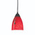 1-Light Hanging Mini Ceiling Pendant Light with Dome Shade - 11" - Fire Red - IMAGE 1