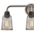 3-Light Vanity Light with Mesh Shade - 23" - Weathered Zinc Finish - IMAGE 2