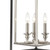 3-Light Charcoal and Nickel Cage Hanging Pendant Ceiling Light Fixture - 18" - IMAGE 3