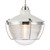 Ribbed Glass Hanging Pendant Ceiling Light Fixture with Wire Cage - 18" - IMAGE 3