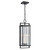Rectangular Lantern Hanging Pendant Ceiling Light Fixture - 22.75" - Matte Black - IMAGE 3