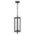 Rectangular Lantern Hanging Pendant Ceiling Light Fixture - 22.75" - Matte Black - IMAGE 4