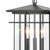 3-Light Hanging Pendant Ceiling Light Fixture - 14" - Matte Black - IMAGE 3